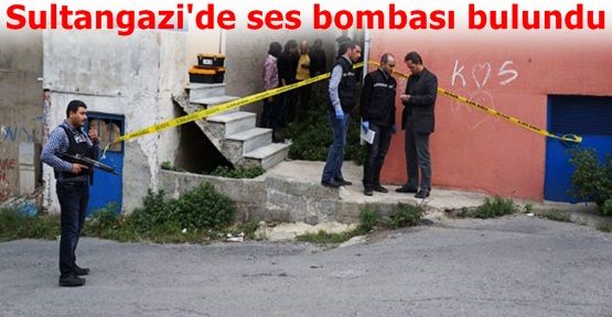 Sultangazi'de  Gecekondu bahçesinde bomba bulundu!