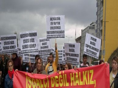 Sultangazi'de gecekondu gerginliği