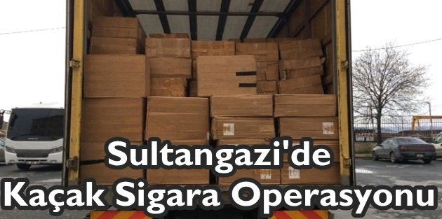 Sultangazi'de Kaçak Sigara Operasyonu