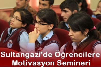 Sultangazi'de Öğrencilere Başarı ve Motivasyon Semineri 