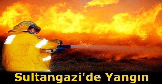 Sultangazi'de Yangın