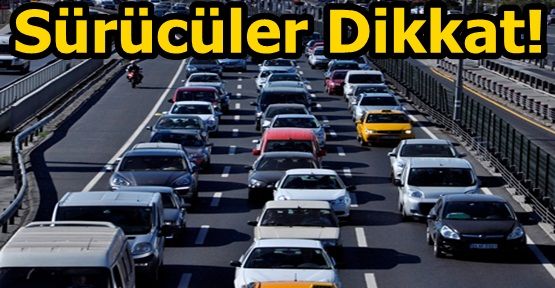 Sürücüler Dikkat! Trafik Yağmura Teslim