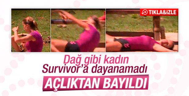 Survivor'da Tuğba Özay bayıldı