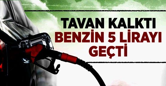 Tavan Kalktı, Benzin ve Motorine 3-5 Kuruş Zam Geldi