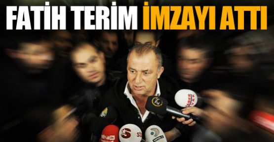 Terim imzayı attı..