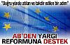 AB'den yargı reformuna destek 