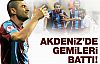 Akdeniz'de gemileri battı!