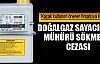 Doğalgaz sayacında mühürü sökmeyin