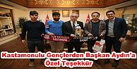 Kastamonulu Gençlerden Başkan Aydın'a Özel Teşekkür