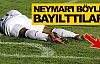 Neymar'a taş atıp bayılttılar