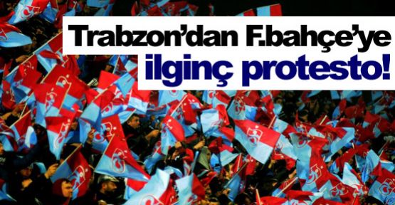 Trabzon'dan F.Bahçe'ye beyaz protesto