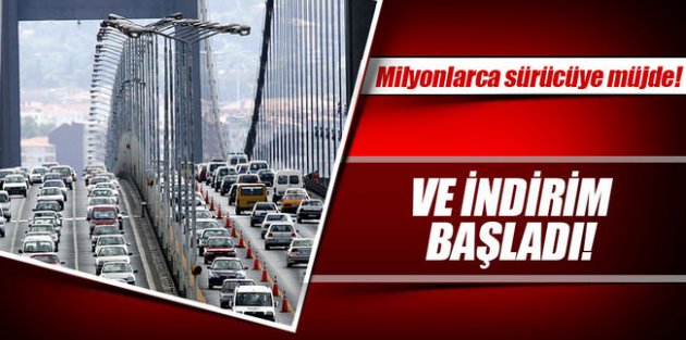 Trafik poliçesinde de indirim başladı!