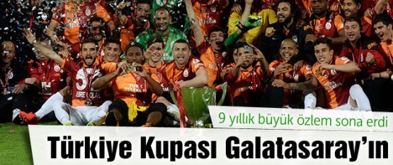 Türkiye Kupası Galatasaray'ın oldu