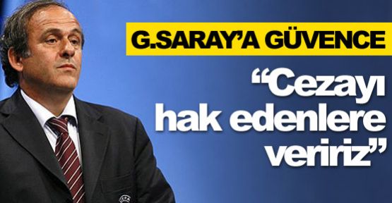 UEFA'dan G.Saray'a güvence!