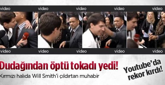 Will Smith muhabir tokatladı!-VİDEO-