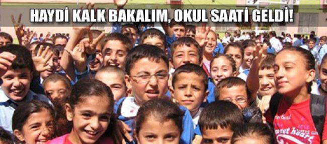 Yarın okullar açılıyor