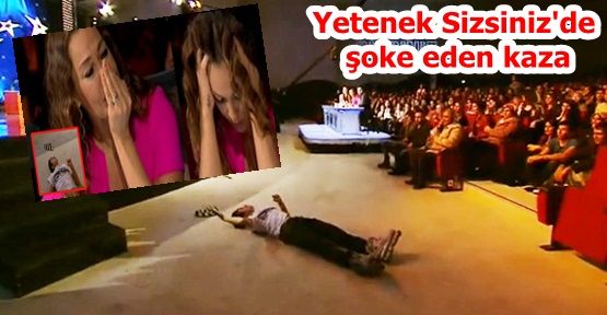 Yetenek Sizsiniz'de Yürekleri Ağza Getiren Kaza! Hülya Avşar Ağladı!