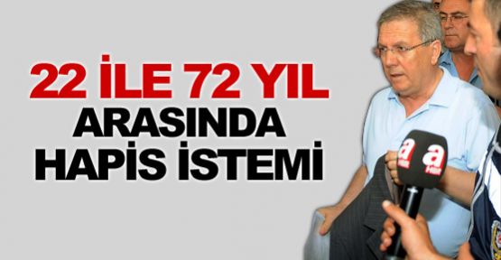 Yıldırım için 22 ile 72 yıl arasında hapis istemi!