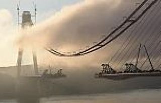 3. köprü havadan ve denizden görüntülendi