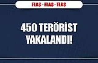 450 DAEŞ üyesi gözaltına alındı!
