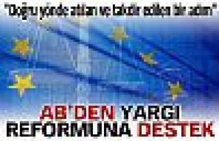 AB'den yargı reformuna destek 