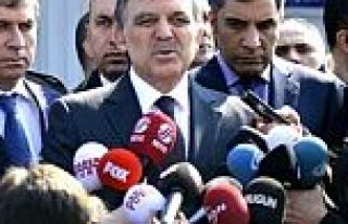 Abdullah Gül'den 'Adaylık' Açıklaması