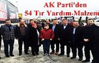 AK Parti'den Bayırbucak Türkmenleri'ne 54 Tır Yardım...