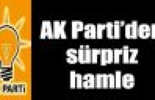 AK Parti'den sürpriz hamle!