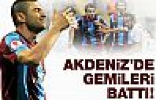 Akdeniz'de gemileri battı!