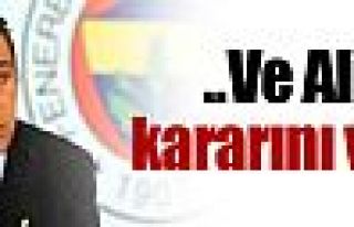 Ali Koç kararını verdi