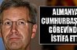 Almanya cumhurbaşkanı istifa etti