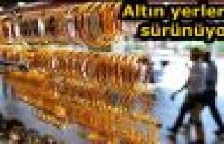 Altın yerlerde sürünüyor