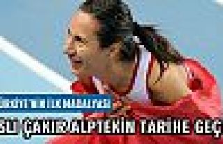 Aslı Çakır Alptekin tarihe geçti