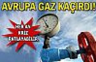 Avrupa gaz kaçırdı