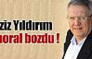 Aziz Yıldırım moral bozdu