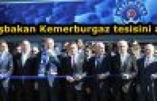 Başbakan Kemerburgaz tesisini açtı