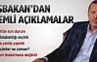 Başbakan'dan önemli açıklamalar !