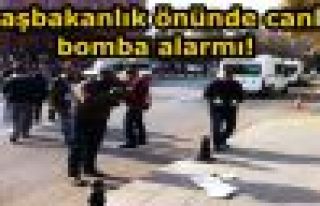 Başbakanlık önünde canlı bomba alarmı!