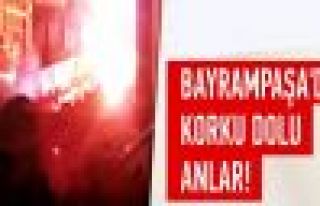 Bayrampaşa'da korku dolu anlar!