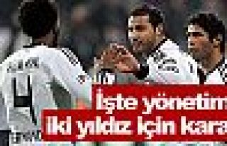 Beşiktaş'ın Fernandes ve Quaresma kararı