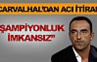 Carvalhal'dan acı itiraf: Şampiyonluk imkansız