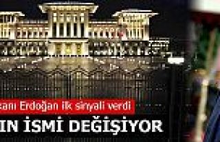 Cumhurbaşkanlığı Sarayı'nın ismi değişiyor