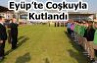 Cumhuriyet Bayramı Eyüp’te Coşkuyla Kutlandı