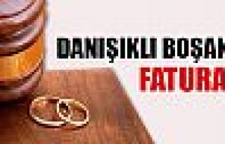 Danışıklı boşanan kadına fatura izi!