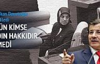 Davutoğlu Ecevit adına özür diledi