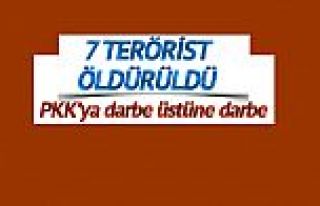 Derik'te 7 terörist öldürüldü