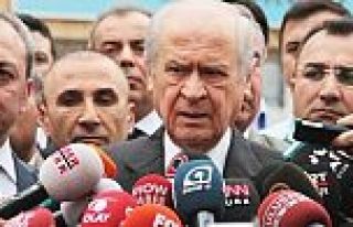 Devlet Bahçeli'den sürpriz karar