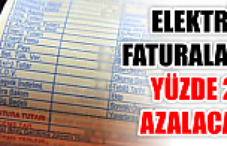 Elektrik faturaları yüzde 20 ucuzlayacak