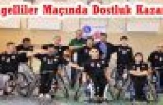 Engelliler Maçında Dostluk Kazandı