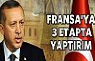 Erdoğan'dan Fransa'ya 3 yaptırım